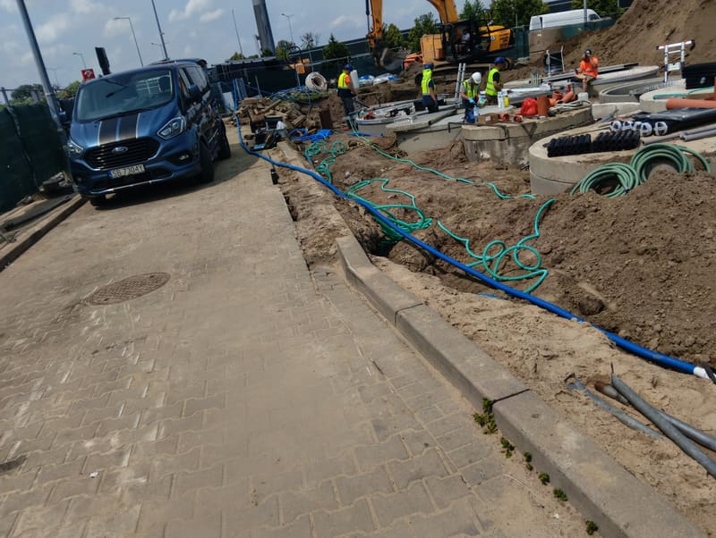 Budowa chodnika - FLEXIP Lublin