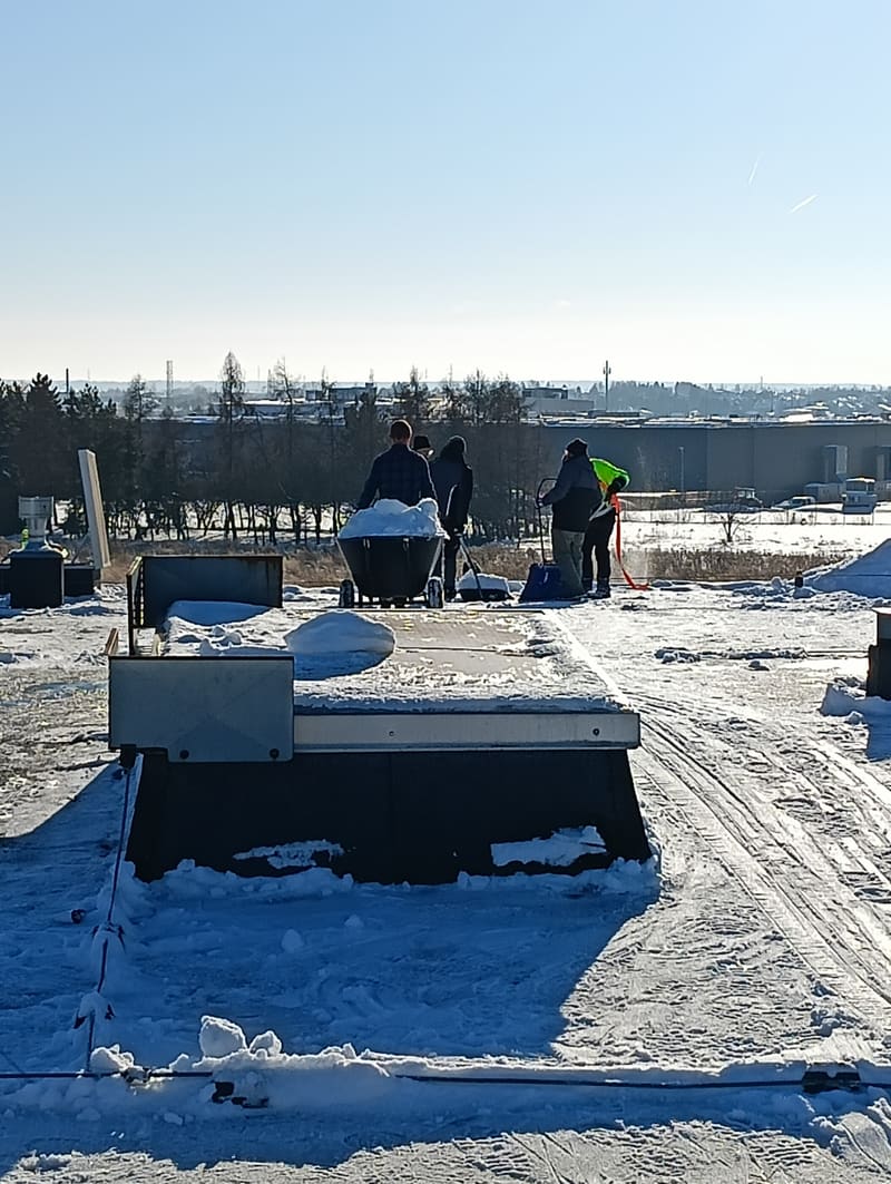 Odśnieżanie dachu - FLEXIP Lublin